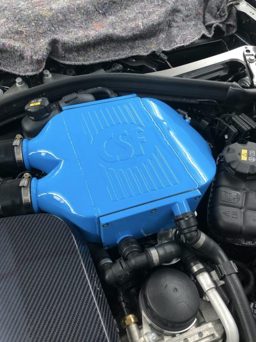 CSF Race BMW F8X M3/M4/M2C Top Mount Charge-Air-Cooler in custom Custom Blue (+$200) - 8082