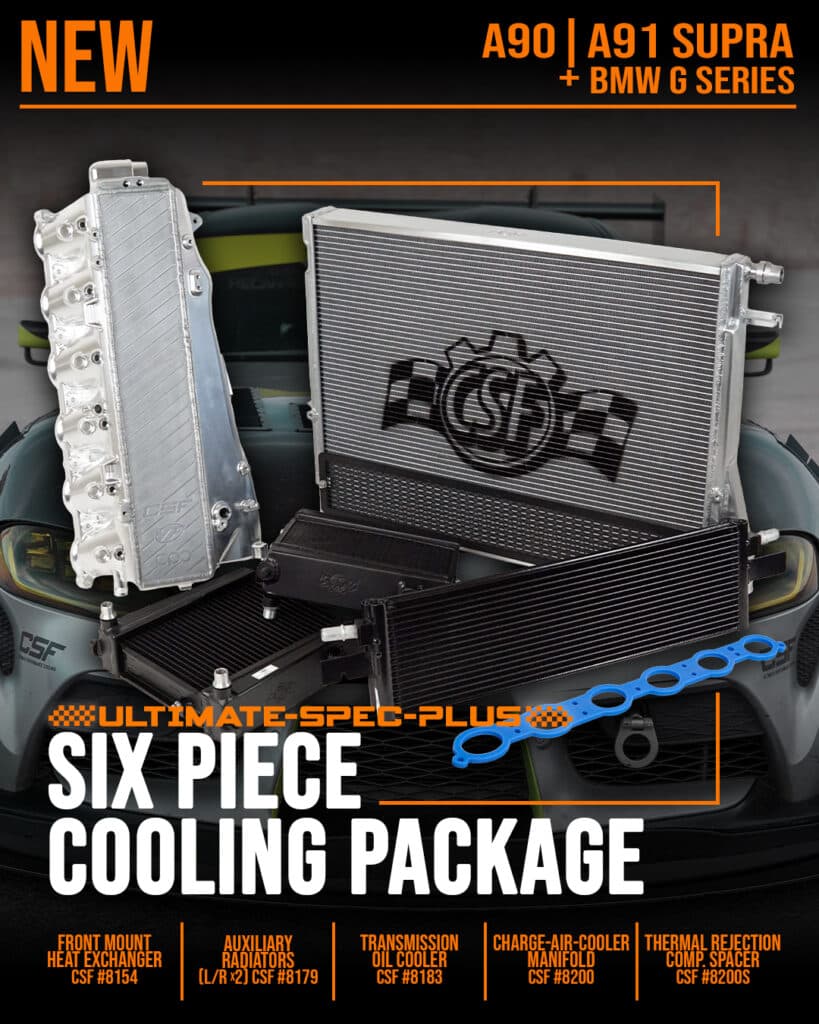 CSF A90 Supra / BMW B58 Ultimate Spec Plus Six Piece Cooling Package