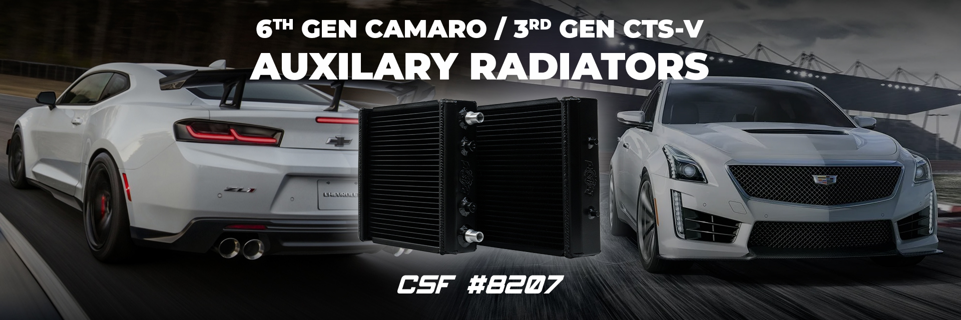 CSF Auxiliary Radiator for 6th Gen Camaro & 3rd Gen CTS-V Blog Header Image