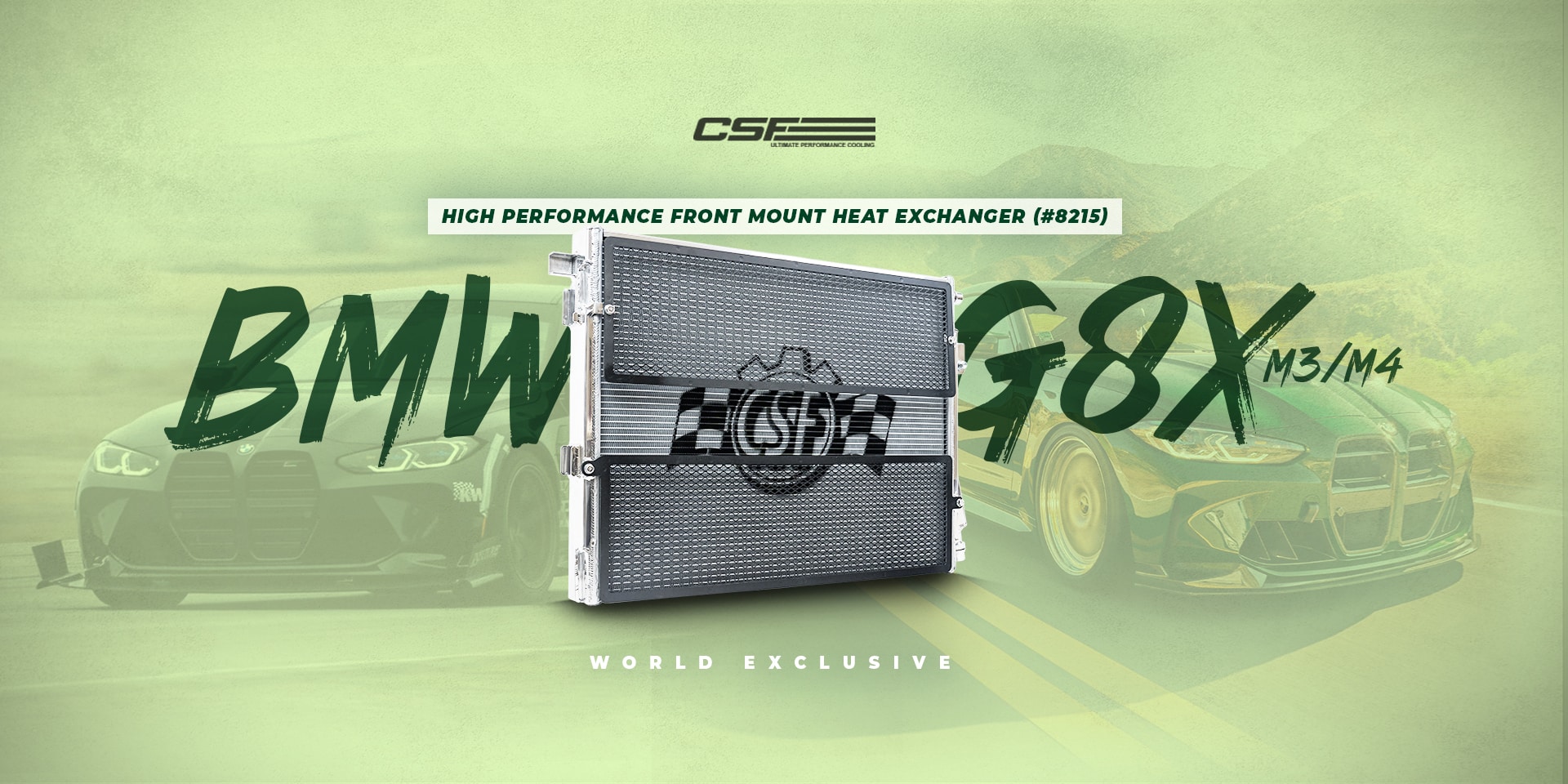 CSF BMW G8X M3/M4 High-Performance Heat Exchanger #8215