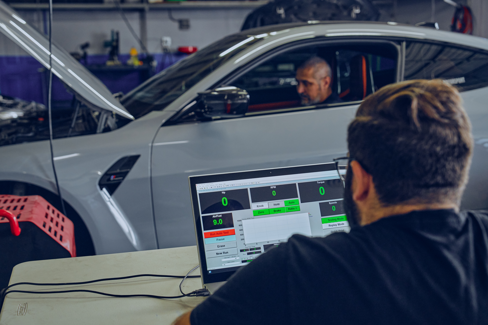 CSF at GTP Motorsports for BMW S58 Manifold testing